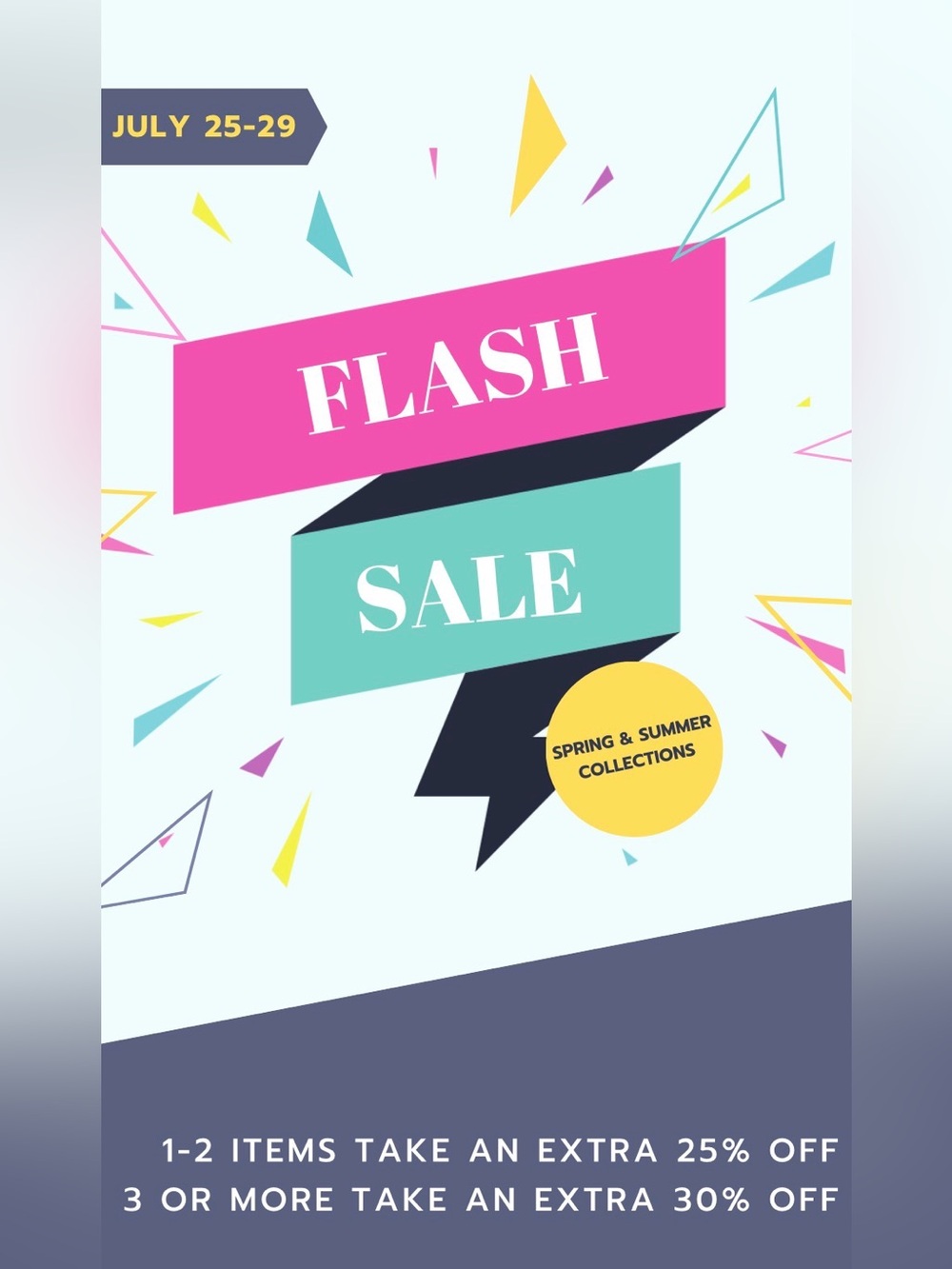 UP TO 30% OFF SPRING & SUMMER COLLECTIONS